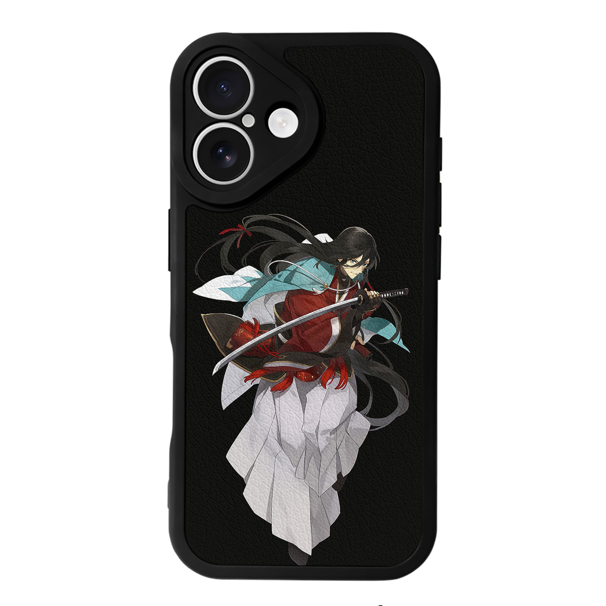 （画像用） 刀剣乱舞 Touken Ranbu 【iPhone 16シリーズ対応】シリコンスマホケース（レザー調） 材質：シリコン